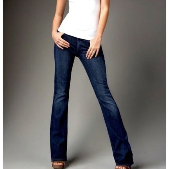 Citizens of Humanity Amber Jeans Medium Rise Bootcut Wms Size 28 Dark Blue - Picture 1 of 13